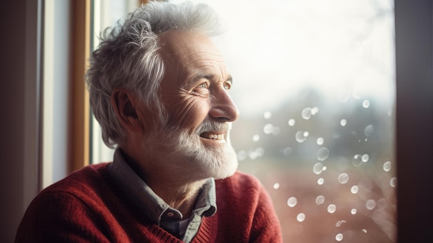 Portrait d'un homme âgé