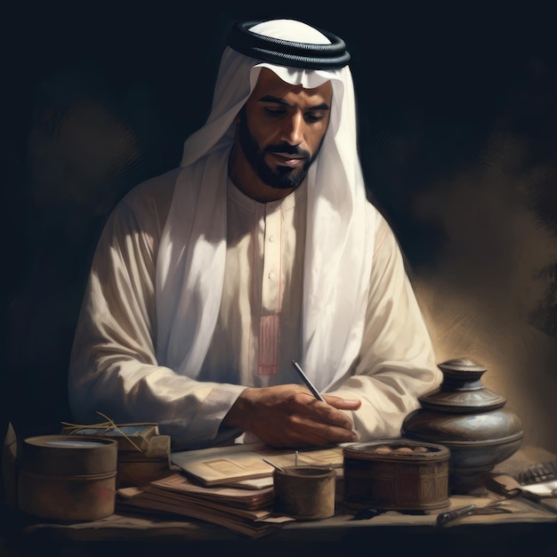 Portrait d'homme arabe