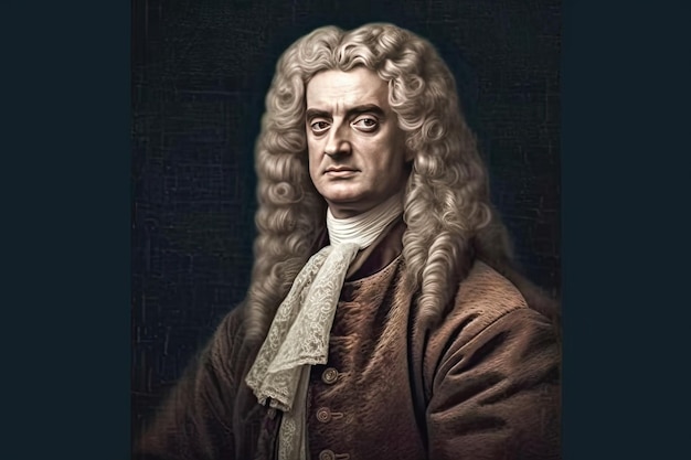 Un portrait d'un homme aux longs cheveux blonds et