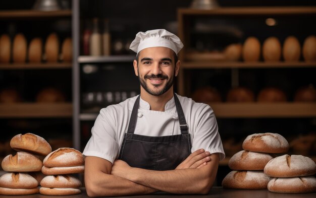 Portrait d'une IA générative de Baker