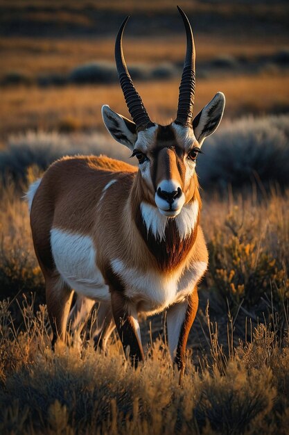 Portrait isolé de cerf à queue blanche Palouse Prairie Montana États-Unis Trophée de chasse à gros gibier à queue Blanche à queue Blanc à queue Branche