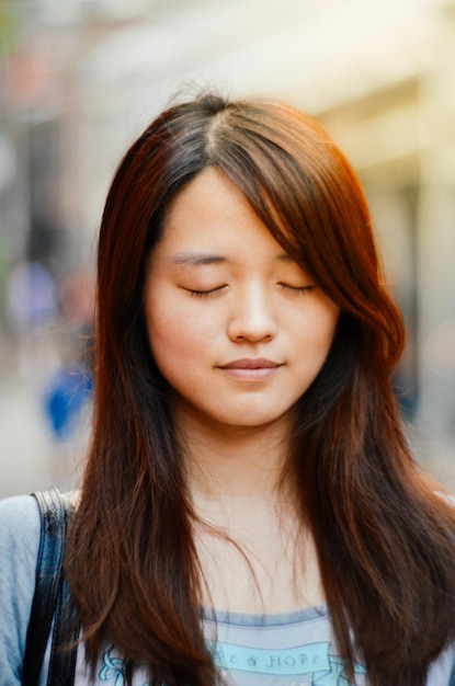 Portrait de jeune femme