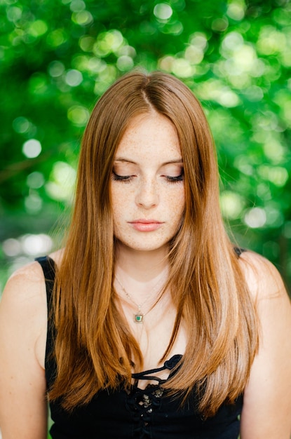 Portrait de jeune femme