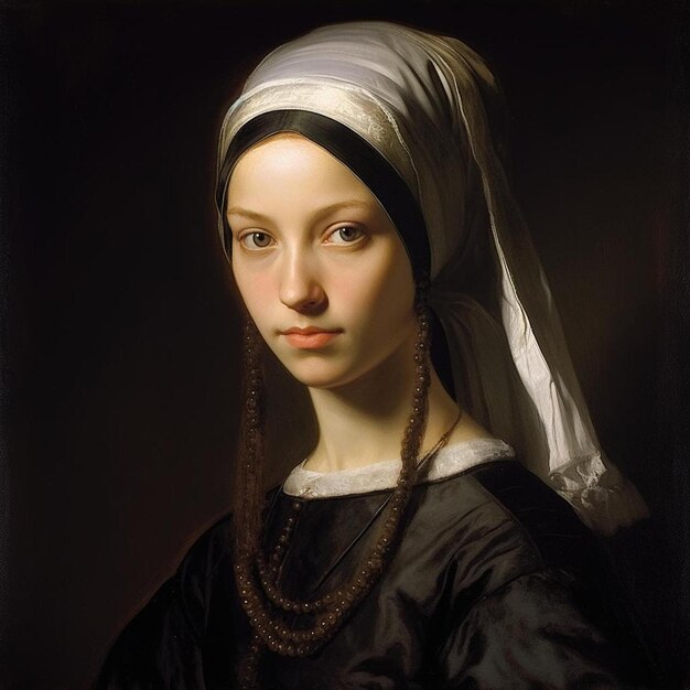 portrait de la jeune femme