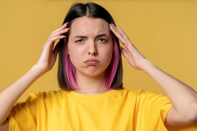 Portrait D'une Jeune Fille Triste