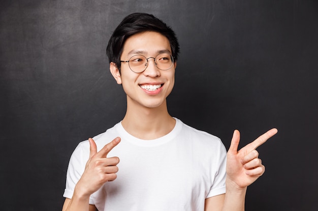 Portrait d'un jeune homme asiatique