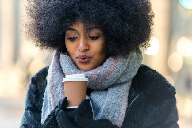 Portrait de jolie femme