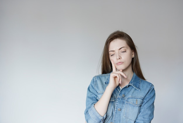 portrait d'une jolie femme