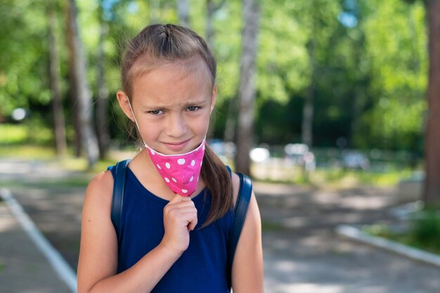 Portrait d'une jolie fille