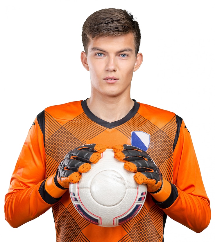 Photo portrait de joueur de football professionnel