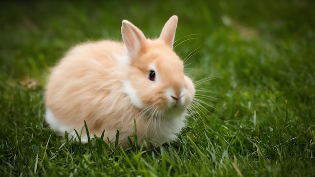 Portrait d'un lapin en peluche