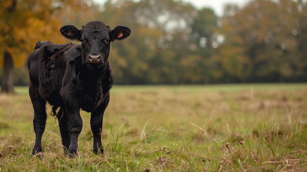 Portrait d'une limousine de veau Concept d'élevage et d'agriculture