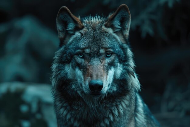 Portrait d'un loup