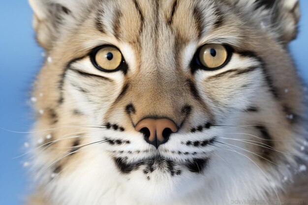 Portrait d'un lynx sibérien Panthera tigris