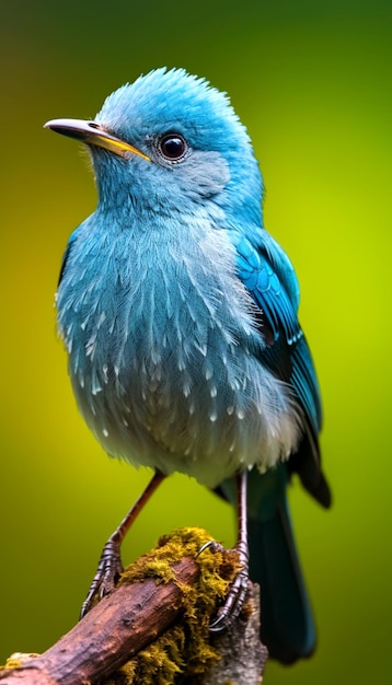 Portrait d'un magnifique oiseau blanc