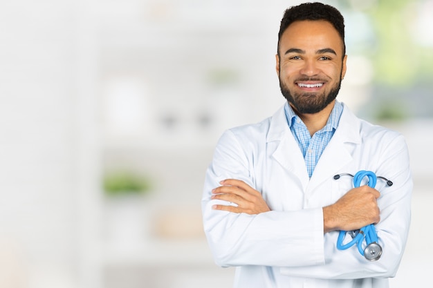 Portrait de médecin africain