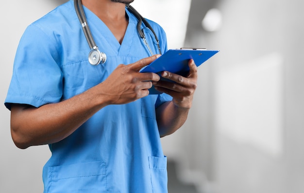 Portrait de médecin africain