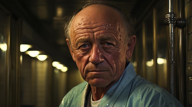 Portrait d'un médecin âgé