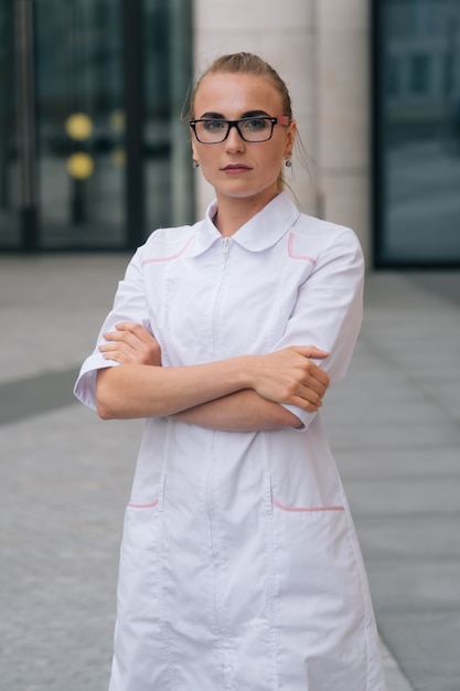 portrait médecin femme