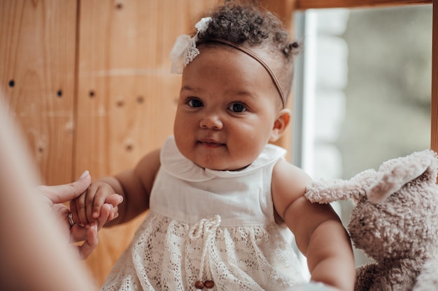 Portrait de la mère et du bébé
