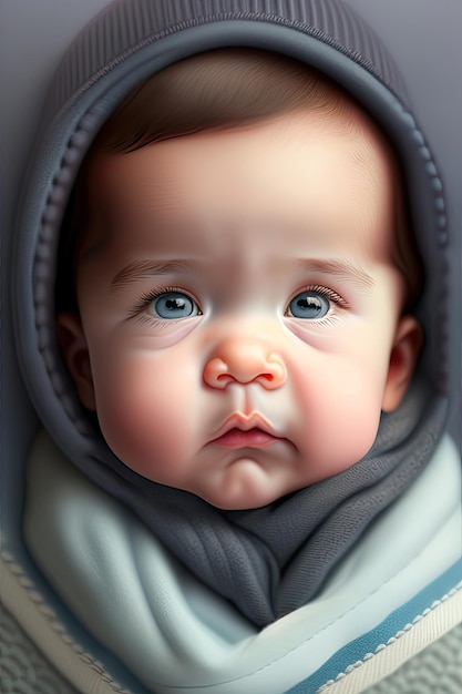 Portrait d'un nouveau-né