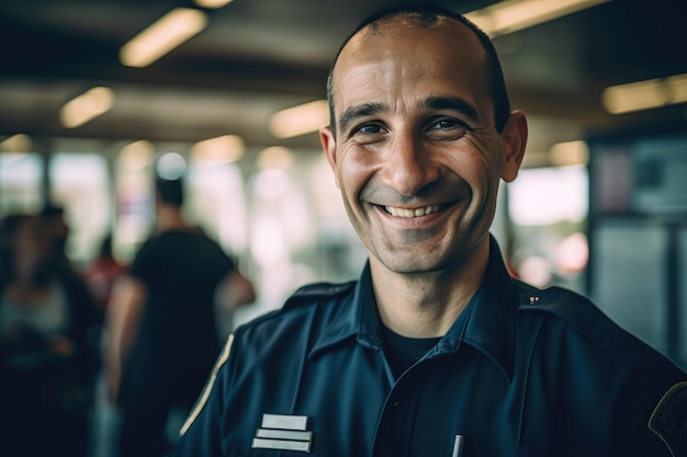 Portrait d’un Officier Génératif AI