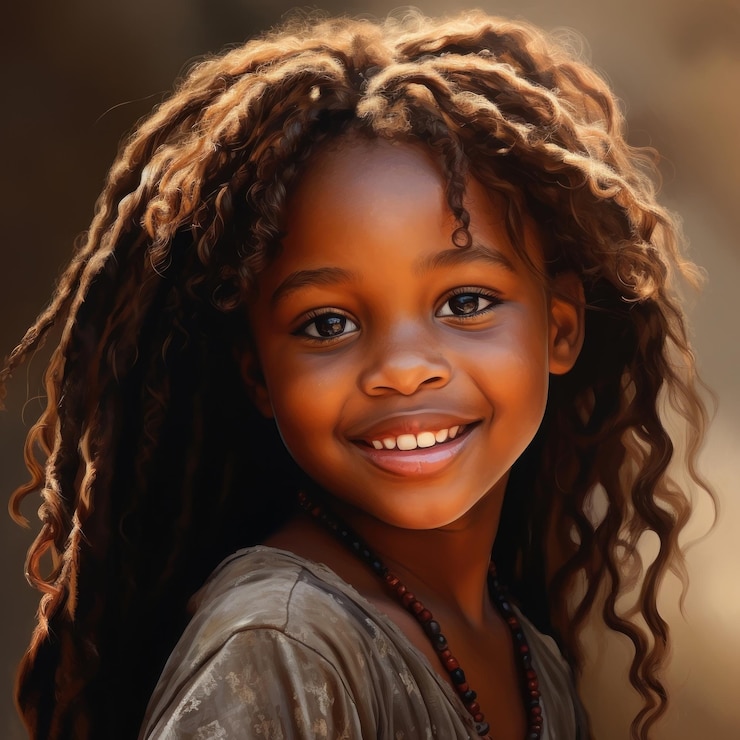 Photo portrait de peau souriante