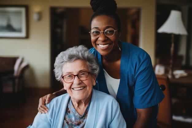 portrait d'une personne souriante dans la vie quotidienne