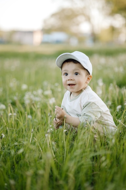 Portrait d'un petit enfant