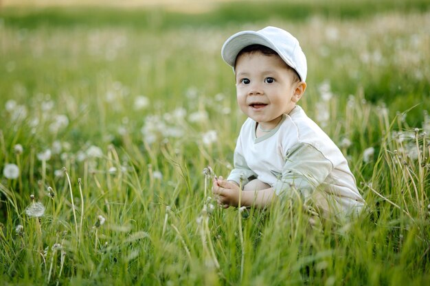 Portrait d'un petit enfant