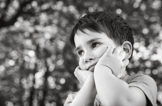 Portrait d'un petit garçon