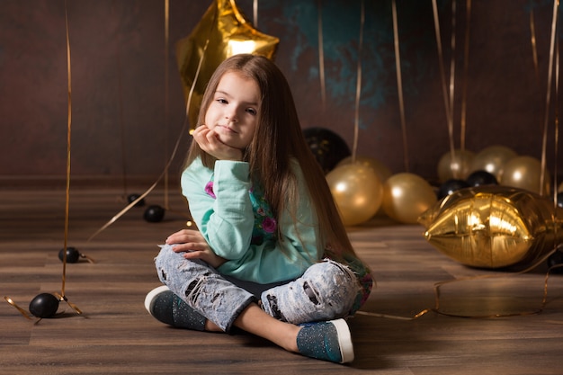 Portrait d&#39;une petite fille