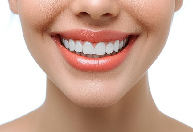 Portrait photo d'un dentiste avec un beau sourire blanc et des dents blanches