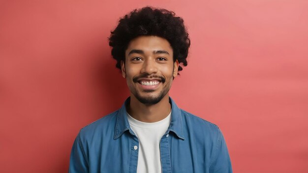 Portrait en pleine longueur d'un jeune Afro-Américain souriant