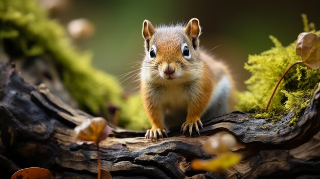 Portrait professionnel de l'écureuil du National Geographic