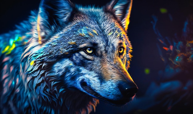 Portrait regarder fermer loup animal