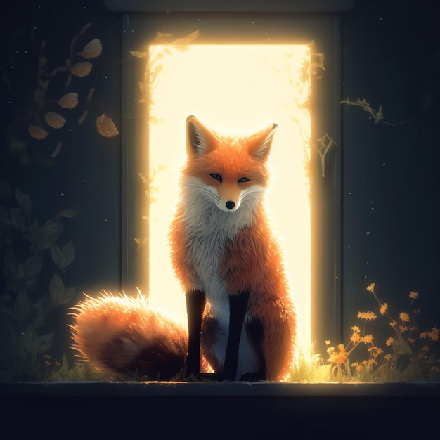 Portrait de renard