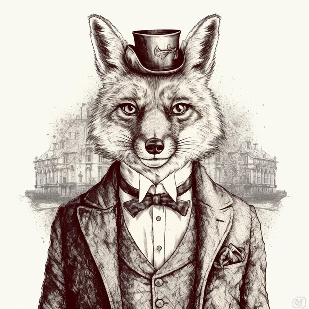 Photo portrait de renard