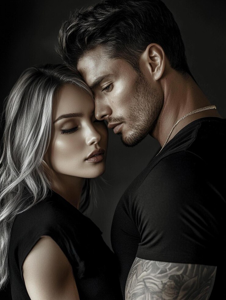 Portrait romantique d'un couple