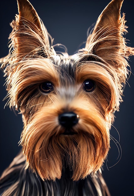 Portrait si Yorkshire terrier