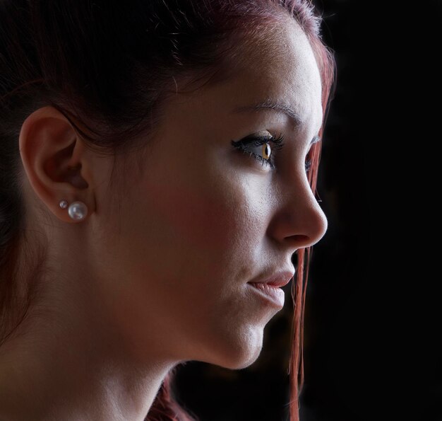 Portrait de studio de l'Italie d'une belle fille