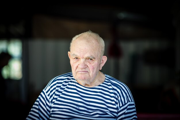 Portrait d'un vieux grand-père