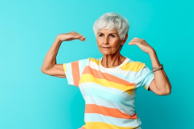 Portraits drôles de grand-mère Senior vieille femme s'habillant élégante pour un événement spécial mamie mode m