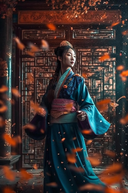 Portraits de femmes chinoises en photographie cinématographique