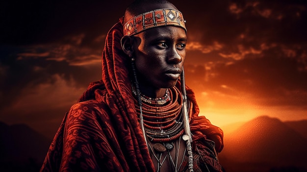 Portraits intimes et puissants de tribus africaines capturant la beauté et la diversité de la culture traditionnelle