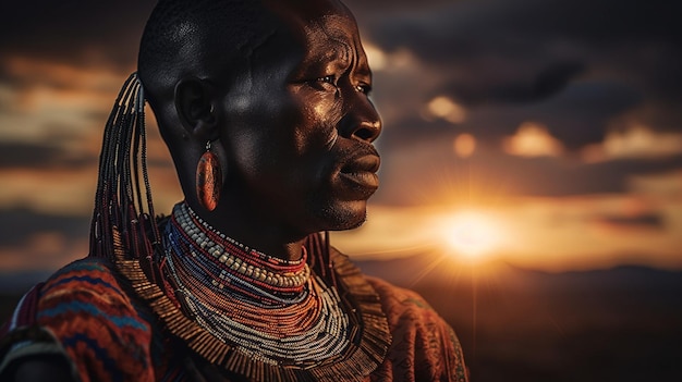 Portraits intimes et puissants de tribus africaines capturant la beauté et la diversité de la culture traditionnelle