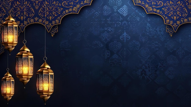 Un post sur les réseaux sociaux islamiques de Ramadan Kareem