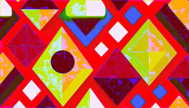 Poster d'œuvre d'art minimaliste de géométrie avec une forme et une figure simples et un motif abstrait