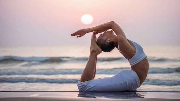 La posture de l'Ardha Chakrasana