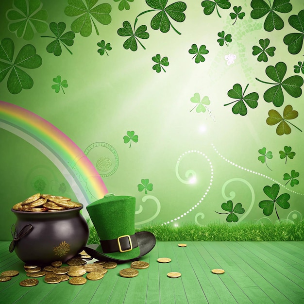 Le pot d'or du jour de Saint-Patrick